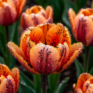 Тюльпан Литл Джем купить по цене от 199р. в интернет-магазине «Посадика» с доставкой почтой в в Корочае и по всей России – [изображение №1].