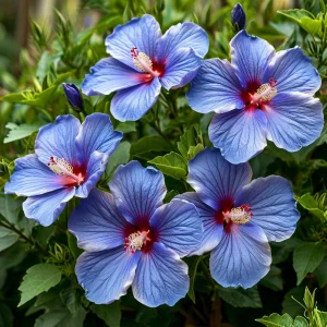 Гибискус садовый Блуминг Квин купить по цене от 259р. в интернет-магазине «Посадика» с доставкой почтой в в Корочае и по всей России – [изображение №1].