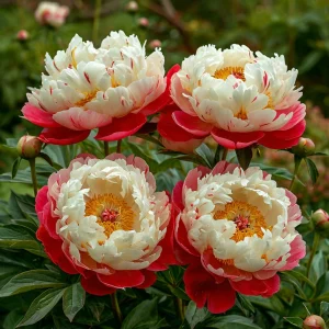Пион Коралловый Каскад купить по цене от 490р. в интернет-магазине «Посадика» с доставкой почтой в в Корочае и по всей России – [изображение №1].