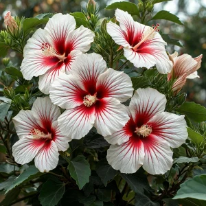 Гибискус Рэд Элеганс купить по цене от 380р. в интернет-магазине «Посадика» с доставкой почтой в в Корочае и по всей России – [изображение №1].