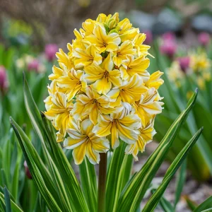 Гиацинт Кримсон Тайфун купить по цене от 2099р. в интернет-магазине «Посадика» с доставкой почтой в в Корочае и по всей России – [изображение №1].