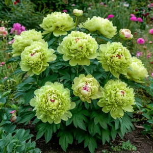 Пион Зеленые Бобы купить по цене от 610р. в интернет-магазине «Посадика» с доставкой почтой в в Корочае и по всей России – [изображение №1].