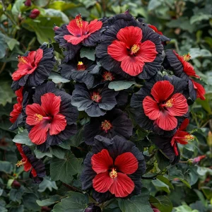 Гибискус Шиммеринг купить по цене от 720р. в интернет-магазине «Посадика» с доставкой почтой в в Корочае и по всей России – [изображение №1].