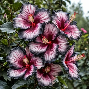 Гибискус садовый Самер Бридж купить по цене от 306р. в интернет-магазине «Посадика» с доставкой почтой в в Корочае и по всей России – [изображение №1].