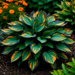 Хоста Бархатный Полог купить по цене от 560р. в интернет-магазине «Посадика» с доставкой почтой в в Корочае и по всей России – [изображение №1].