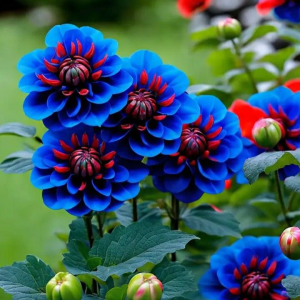 Георгин Аквамарин купить по цене от 318р. в интернет-магазине «Посадика» с доставкой почтой в в Корочае и по всей России – [изображение №1].