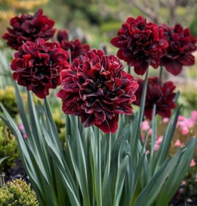 Нарцисс Малиновая Вуаль купить по цене от 3000р. в интернет-магазине «Посадика» с доставкой почтой в в Корочае и по всей России – [изображение №1].