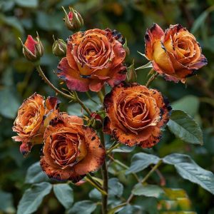 Роза плетистая Оранжевый Бриллиант купить по цене от 450р. в интернет-магазине «Посадика» с доставкой почтой в в Корочае и по всей России – [изображение №1].